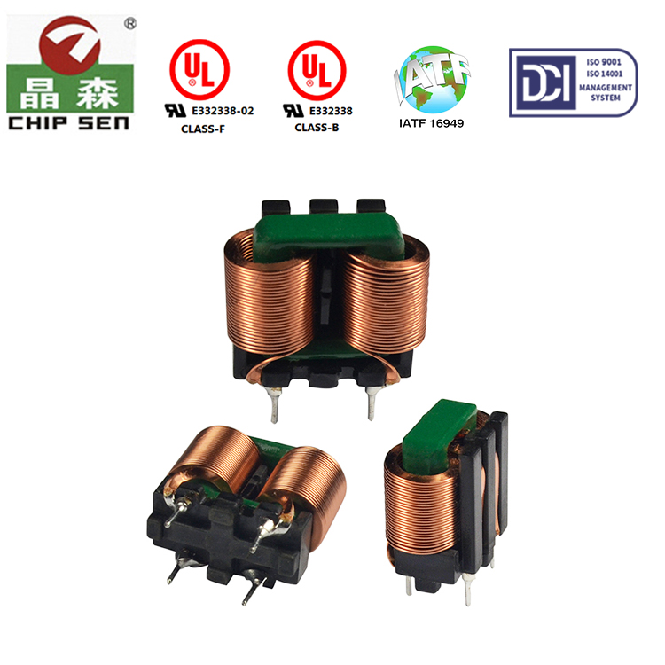 Flat wire sq common mode inductor